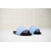 GIVENCHY PARIS SANDAL BLACK LIGHT BLUE WHITE LOGO
