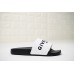 GIVENCHY PARIS SANDAL BLACK WHITE BLACK LOGO