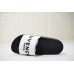 GIVENCHY PARIS SANDAL BLACK WHITE BLACK LOGO