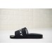 GIVENCHY PARIS SANDAL BLACK WHITE LOGO