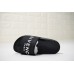 GIVENCHY PARIS SANDAL BLACK WHITE LOGO