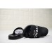 GIVENCHY PARIS SANDAL BLACK WHITE LOGO