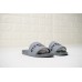 GIVENCHY PARIS SANDAL GREY BLACK LOGO