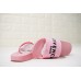 GIVENCHY PARIS SANDAL PINK BLACK LOGO