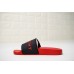 GIVENCHY PARIS SANDAL RED BLACK RED LOGO