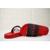 GIVENCHY PARIS SANDAL RED BLACK RED LOGO