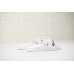 GIVENCHY PARIS SANDAL WHITE BLACK LOGO