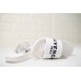 GIVENCHY PARIS SANDAL WHITE BLACK LOGO