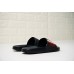 BALLY SAXOR MEN'S BLACK RED RUBBER SLIDE