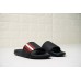 BALLY SAXOR MEN'S BLACK RED RUBBER SLIDE