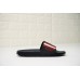 BALLY SAXOR MEN'S BLACK RED RUBBER SLIDE