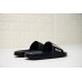 BALLY SAXOR MEN'S BLACK WHITE RUBBER SLIDE