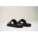 BALLY SAXOR MEN'S BLACK WHITE RUBBER SLIDE