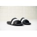 BALLY SLETER MEN'S BLACK AND WHITE RUBBER SLIDE