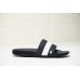 BALLY SLETER MEN'S BLACK AND WHITE RUBBER SLIDE