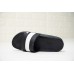 BALLY SLETER MEN'S BLACK AND WHITE RUBBER SLIDE