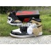 AIR JORDAN 1 RETRO TOP 3 IN BLACK AND GOLD