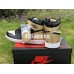 AIR JORDAN 1 RETRO TOP 3 IN BLACK AND GOLD
