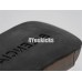 BALENCIAGA LOGO LEATHER SLIP-ON SANDALS BROWN