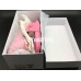 BALENCIAGA LOGO LEATHER SLIP-ON SANDALS PINK