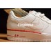 NIKE W AIR FORCE 1 LOW WHITE RED FIVE STARS 596728-029