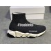 BALENCIAGA SPEED STRETCH-KNIT MID SNEAKERS BLACK