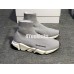 BALENCIAGA SPEED STRETCH-KNIT MID SNEAKERS LIGHT GREY