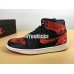 AIR JORDAN 1 HI DRAGON BLACK EMBROIDERY BRED WHITE AQ0818-696