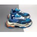 BALENCIAGA TRIPLE S 2.0 BLUE WHITE ORANGE SNEAKER