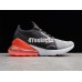 NIKE AIR MAX 270 FLYKNIT BLACK GREY ORANGE WHITE AO1023-202