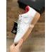 NIKE AIR FORCE 1 LOW CANVAS LIGHT GREY BROWN RED AJ7282-005