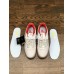 NIKE AIR FORCE 1 LOW CANVAS LIGHT GREY BROWN RED AJ7282-005