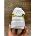 SIMPSON X OFF-WHITE X NIKE AIR FORCE 1 LOW WHITE YELLOW