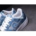 SUPREME X LV X NIKE AIR FORCE 1 LOW BLUE WHITE DENIM
