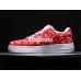 SUPREME X LV X NIKE AIR FORCE 1 LOW RED WHITE DENIM