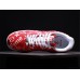 SUPREME X LV X NIKE AIR FORCE 1 LOW RED WHITE DENIM