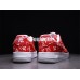 SUPREME X LV X NIKE AIR FORCE 1 LOW RED WHITE DENIM