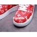 SUPREME X LV X NIKE AIR FORCE 1 LOW RED WHITE DENIM