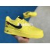 SUPREME X THE NORTH FACE X NIKE AIR FORCE 1 LOW YELLOW BLACK AR3066-400
