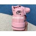 SUPREME X THE NORTH FACE X NIKE WMNS AIR FORCE 1 LOW PINK BLACK AR3066-800