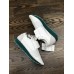 BALENCIAGA RACE RUNNER LOW-TOP SNEAKERS WHITE ACID BLUE