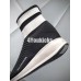 BALENCIAGA SPEED STRETCH-KNIT MID SNEAKERS BLACK WHITE 433214 WOXH 8682
