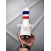 BALENCIAGA SPEED STRETCH-KNIT MID SNEAKERS WHITE BLUE RED 433214 WOXH 8681