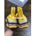 BALENCIAGA TRIPLE-S AIR KNIT MID SOCK YELLOW