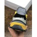 BALENCIAGA TRIPLE-S SNEAKER 2.0 NUBUCK LEATHER BLACK YELLOW GREY