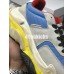BALENCIAGA TRIPLE-S SNEAKER 2.0 NUBUCK LEATHER GREY BLUE GYM RED YELLOW BLACK 52403 W09T2 1218