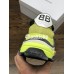 BALENCIAGA TRIPLE-S SNEAKER 2.0 NUBUCK LEATHER LIGHT GREY BLACK LEMON YELLOW