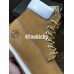 TIMBERLAND MEN 6 INCH PREMIUM BOOT 10061 WHITE YELLOW