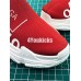 BALENCIAGA KNIT SPEED TRAINER SNEAKERS PRINTED POWER OF DREAMS RED
