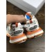BALENCIAGA TESS S.GOMMA MAILLE SNEAKERS 3.0 WHITE ORANGE 656686 W06G0 2001
